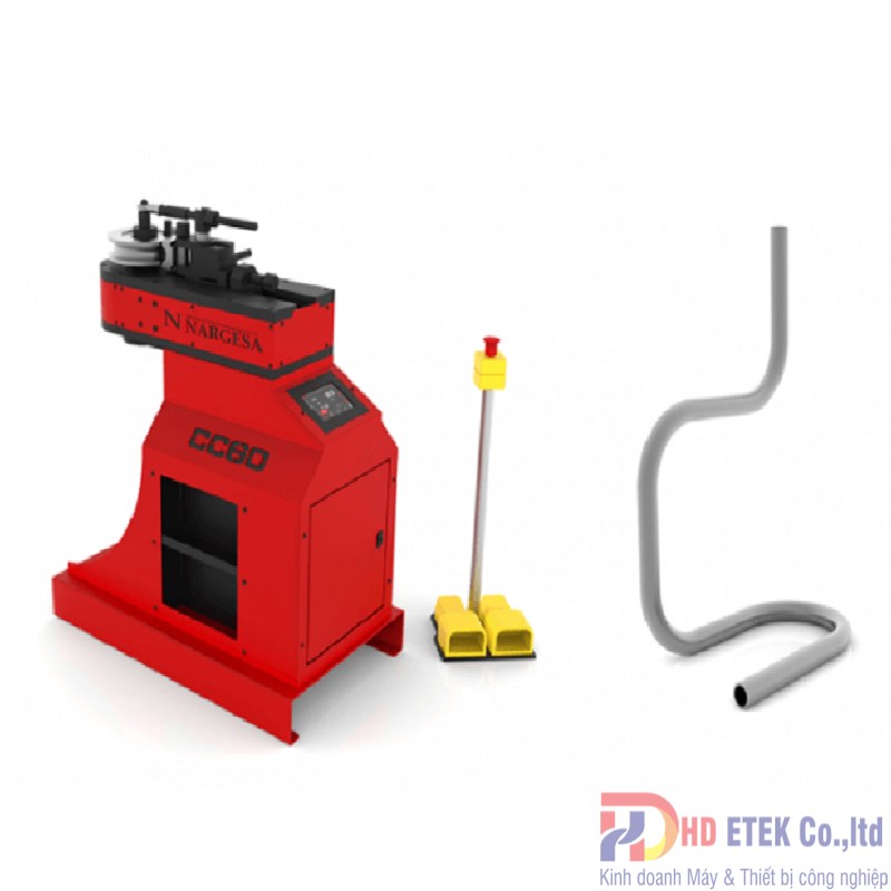 Máy uốn ống và sắt hộp CC60 CNC điều khiển CNC