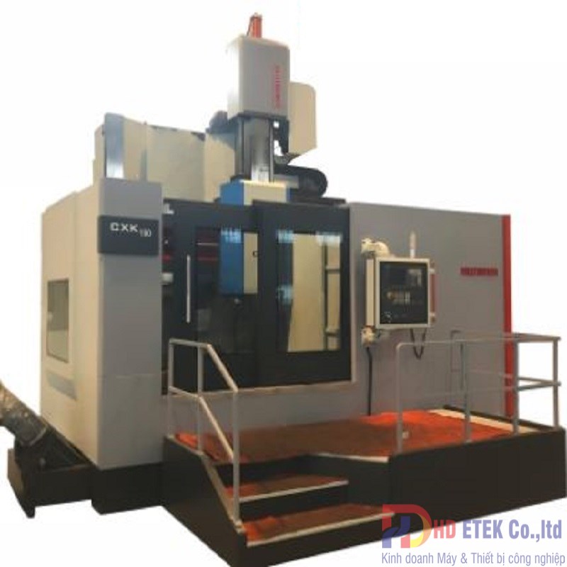 Máy tiện đứng CNC bao gồm trục C khoan phay tự động